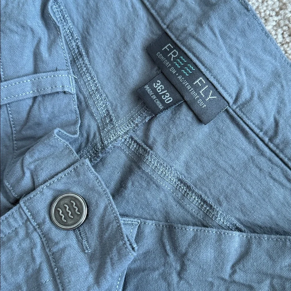 Free Fly Men’s Grey Chino Pants - Picture 4 of 8